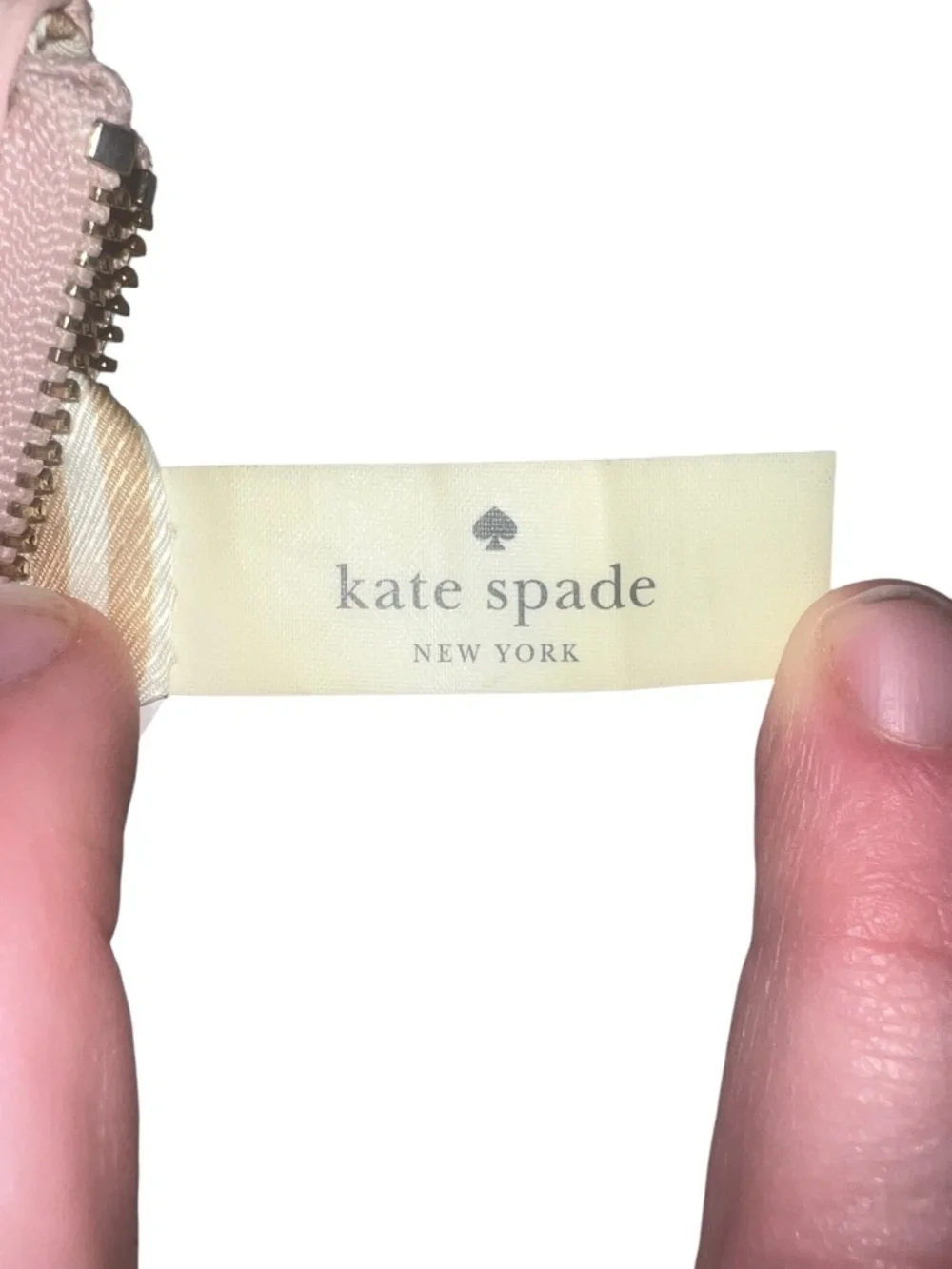 Kate Spade Blush/Ballet Slipper Pink Pebbled Leather Wristlet Clutch